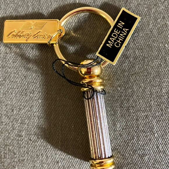 Celebrity cruise Other - Celebrity cruise gold, and silver keychain